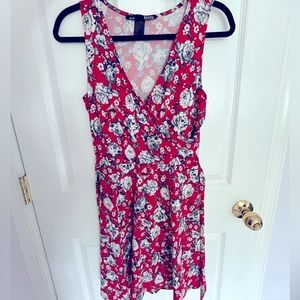 Red Flowered Dress